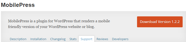 WordPress Plugins That Make Your Site Mobile-compatible 4 WordPress plugin MobilePress