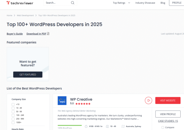 16 Best Places to Find WordPress Developers 9 WordPress Developers on Tech Reviewer