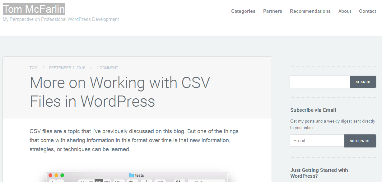 Top 30 Free Websites To Learn WordPress 11 tom-mc-farlin