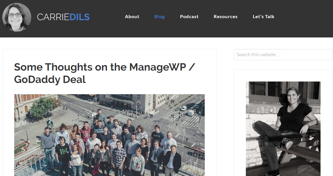 Top 30 Free Websites To Learn WordPress 31 carrie-dils-blog
