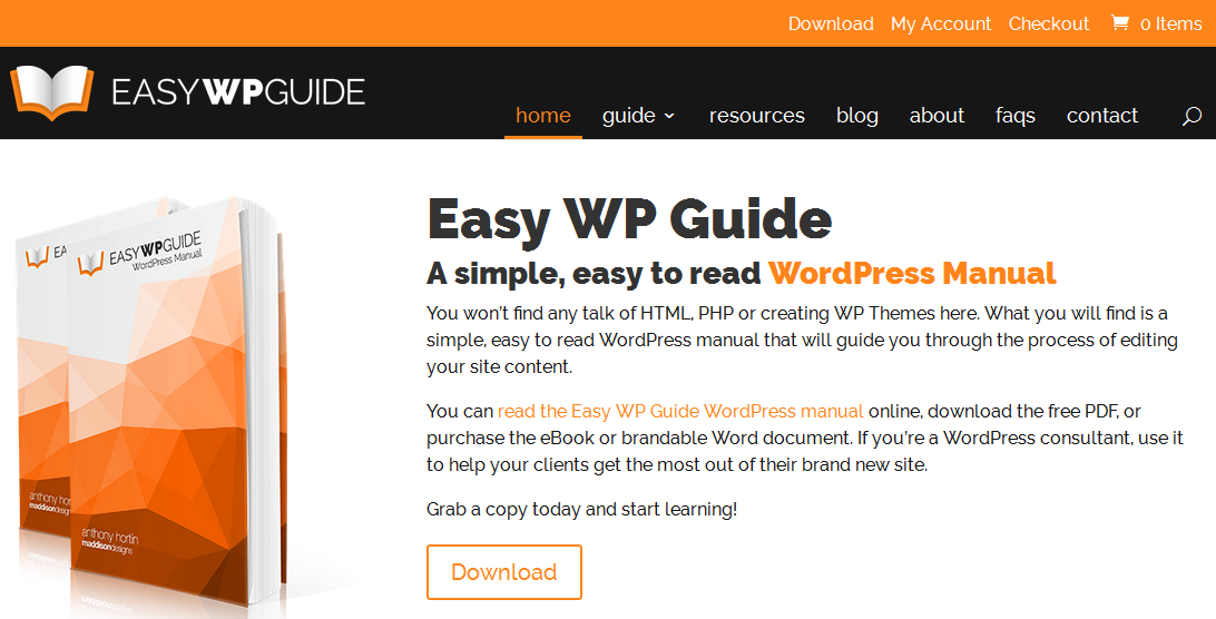Top 30 Free Websites To Learn WordPress 9 easy-wp-guide
