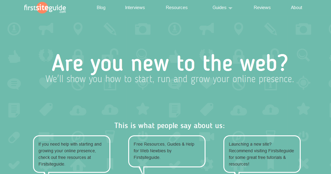 Top 30 Free Websites To Learn WordPress 8 first-site-guide