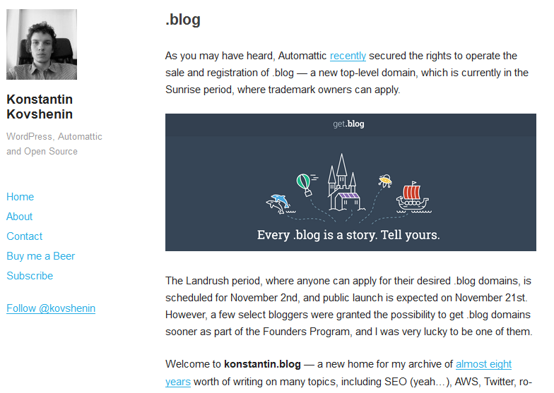 Top 30 Free Websites To Learn WordPress 16 konstantin-kovshenin