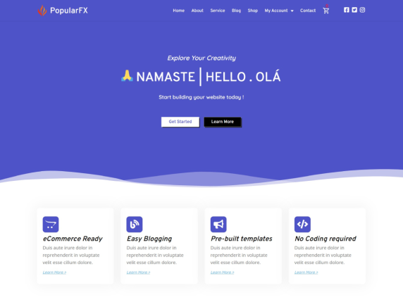 30+ Best Free WordPress Themes For Your Business (2026 Updated) 11 PopularFX