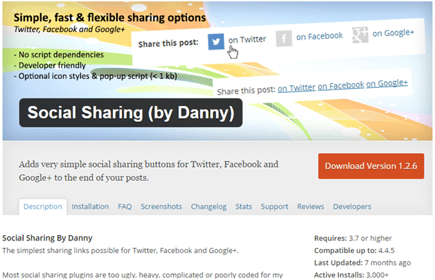 Top 16 Free Social Sharing Plugins For WordPress 4 social sharing plugin