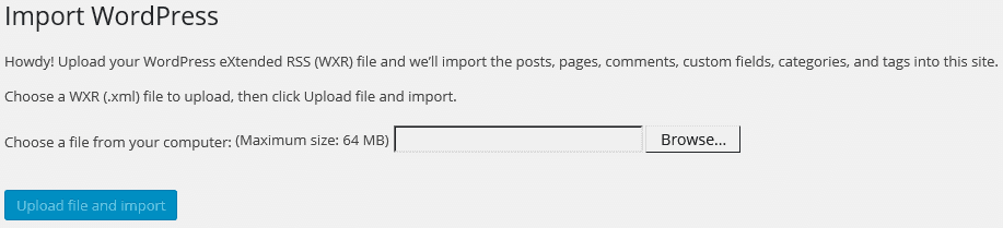 Why should You Convert Your WordPress.com Blog to WordPress.org? 13 Import WordPress