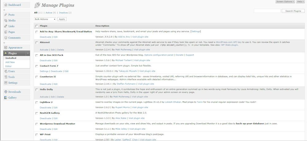 WordPress Updates and History - Evolution of WordPress 14 wordpress-2.8