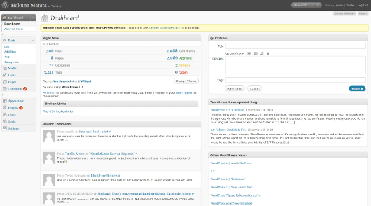 WordPress Updates and History - Evolution of WordPress 13 wordpress-2.7