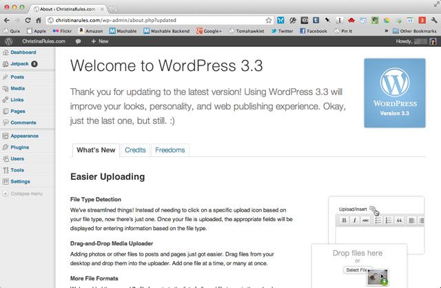 WordPress Updates and History - Evolution of WordPress 19 wordpress-3.3