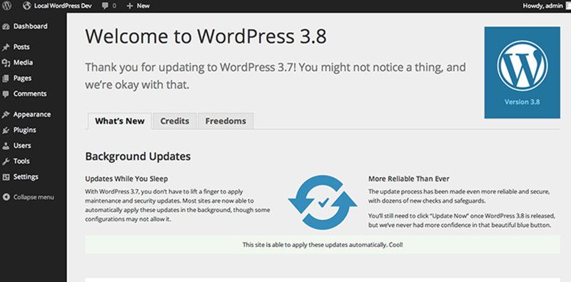 WordPress Updates and History - Evolution of WordPress 24 wordpress-3.8