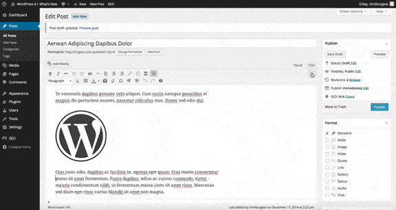 WordPress Updates and History - Evolution of WordPress 27 wordpress-4.1