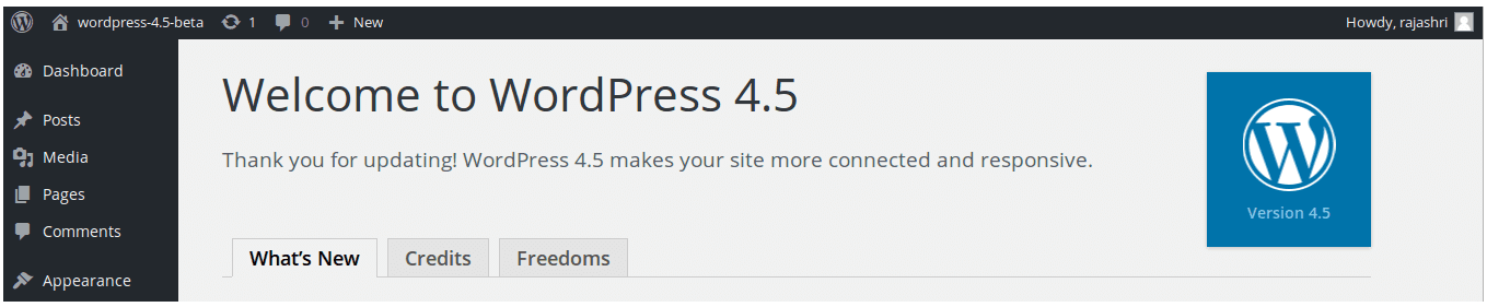 WordPress Updates and History - Evolution of WordPress 31 wordpress-4.5