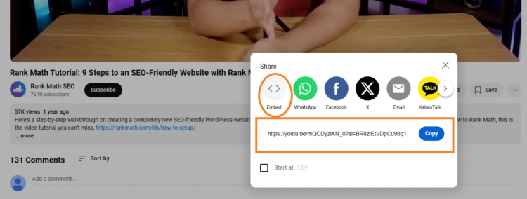 How Can YouTube Videos Help To Rank a WordPress Website 7 embed via youtube