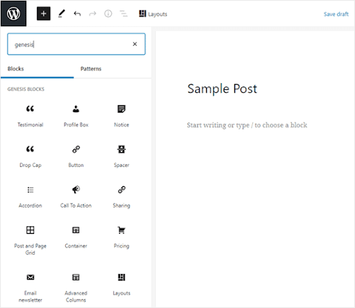 Best Gutenberg blocks plugins for WordPress 5 Genesis Block Editor