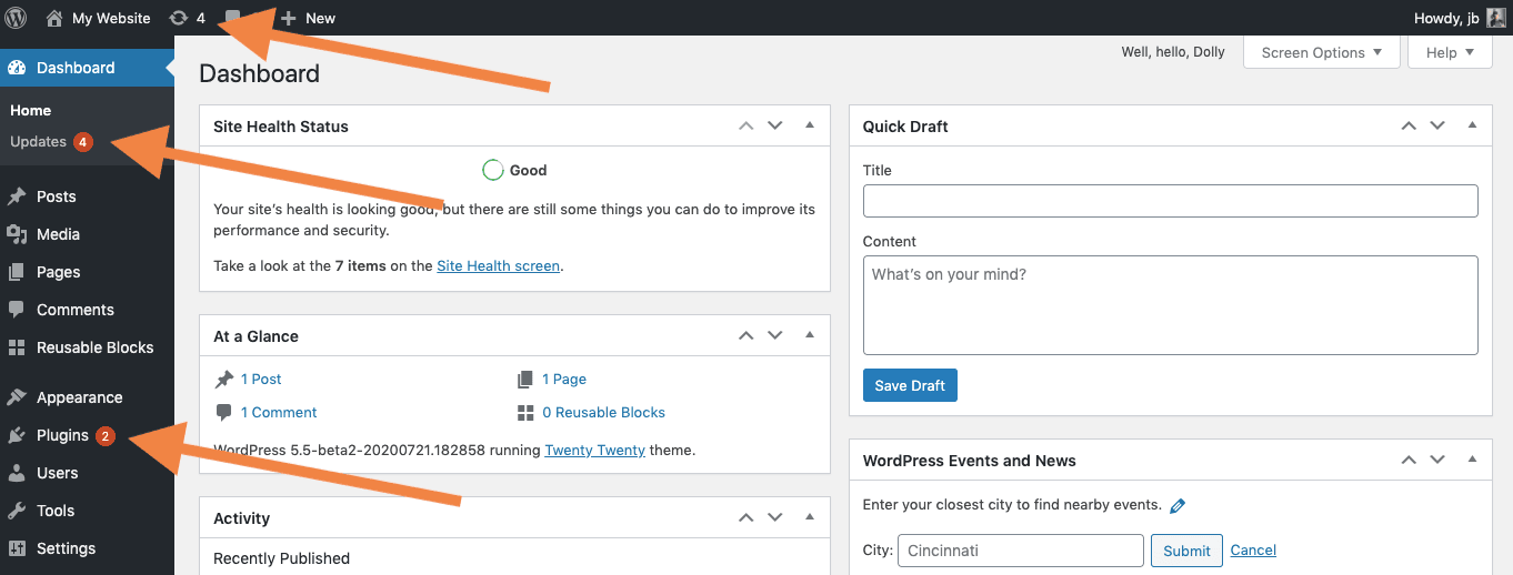 The Complete WordPress Maintenance Guide 2 WordPress Themes and Plugin updates
