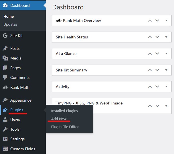 How to duplicate a page in WordPress? 3 Add new plugin wordpress