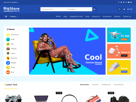 50+ Best WordPress eCommerce Themes For 2025 25 BigStore