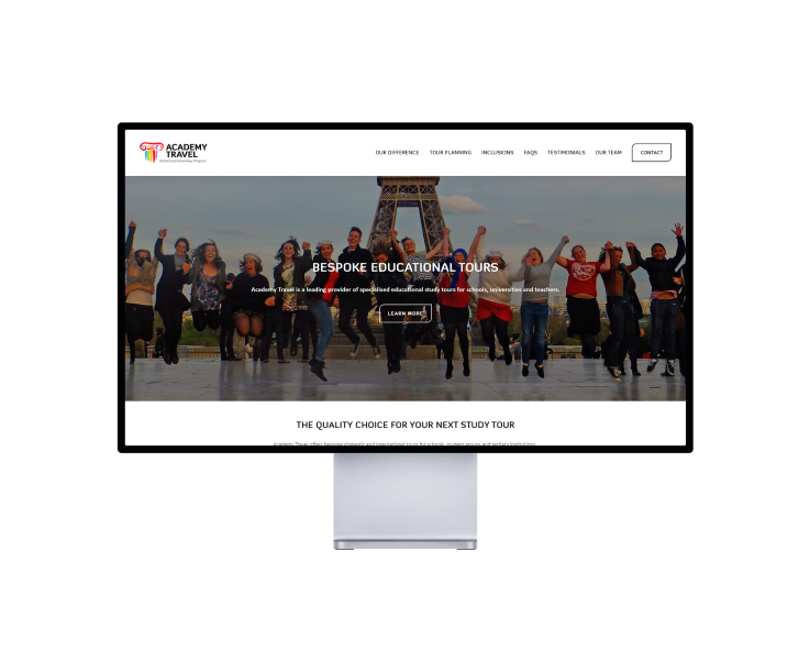 Custom Travel Website Design