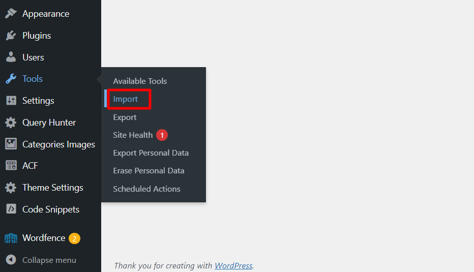 How To Migrate From Webflow To WordPress? 6 Import Webflow to wordpress