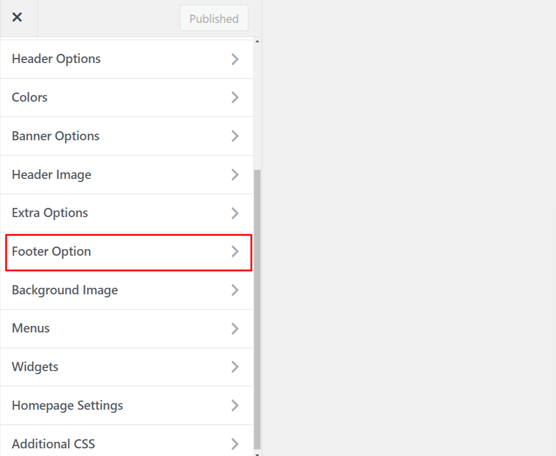 How To Edit Footer In WordPress 3 Edit footer in WordPress from customizer