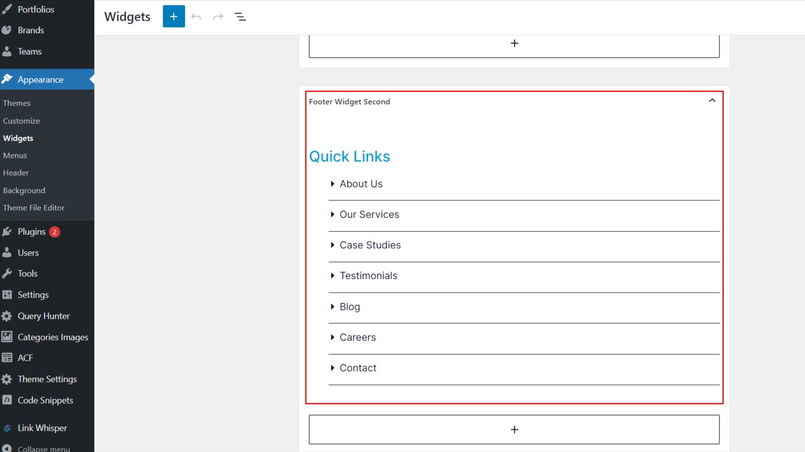How To Edit Footer In WordPress 6 Edit footer widget in WordPress