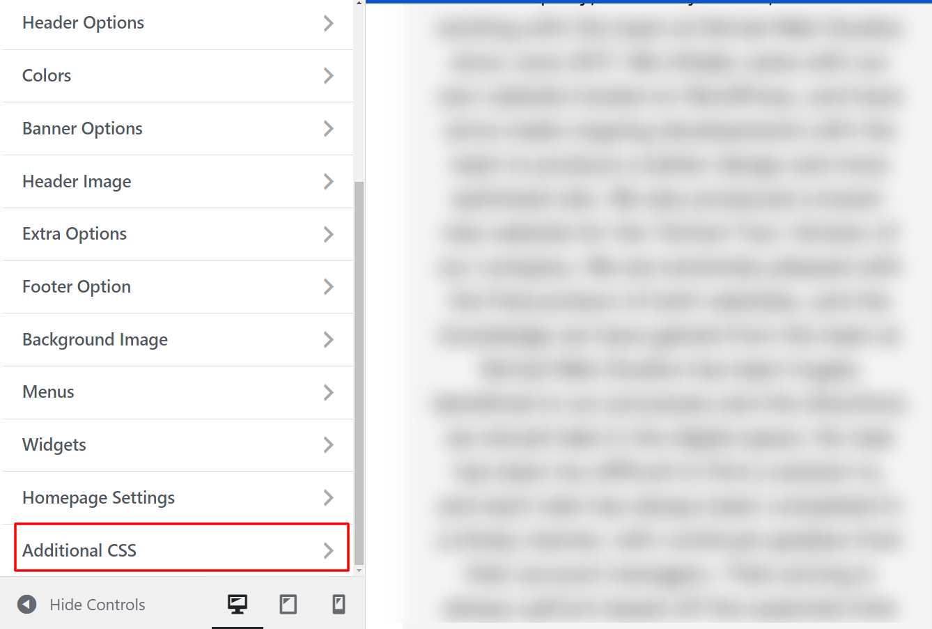 How To Edit Footer In WordPress 9 Additional CSS in WordPress Customiser