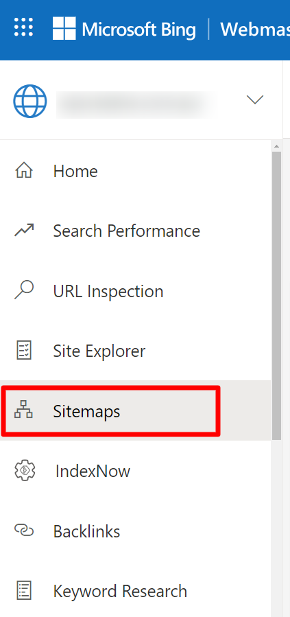 How to submit XML sitemap to Google and Bing? 6 Sitemap Section Bing Webmasters