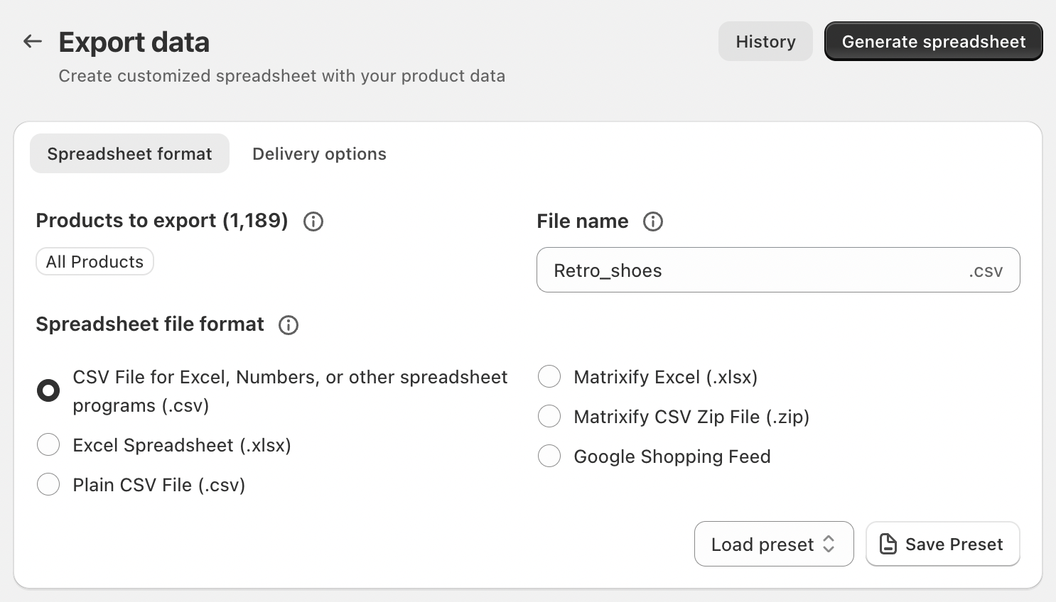 How to Convert Shopify Theme to WordPress: A Step-by-Step Guide 5 export data from Shopify