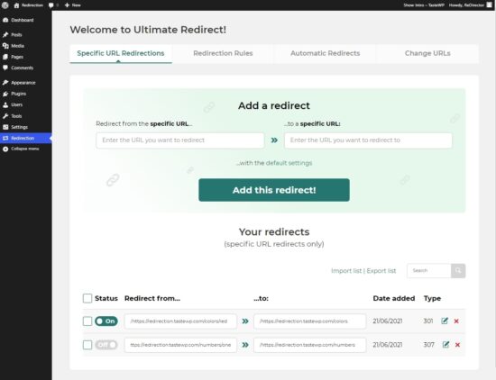 How to Convert Shopify Theme to WordPress: A Step-by-Step Guide 12 redirection plugin