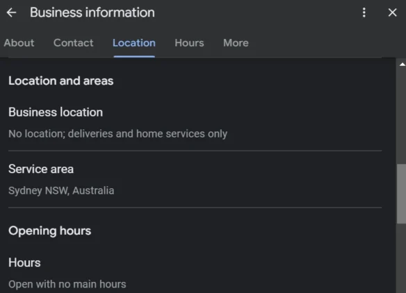 How to Set up Google Business Profile for Maximum Visibility in 2026? 13 Location targetting dashboard for google business profile