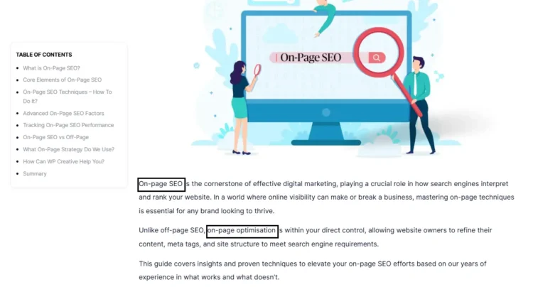 A Comprehensive Guide to On-Page SEO 10 Content body Optimisation