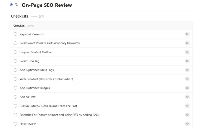 A Comprehensive Guide to On-Page SEO 22 SEO Checklist