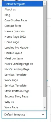 Why WordPress Is The Right Choice For Digital Marketing? (10 Key Benefits) 5 page layout options available on wordpress