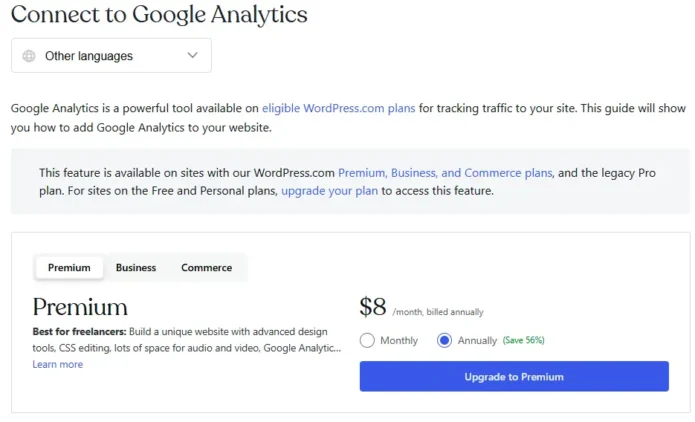 WordPress.com vs WordPress.org: Which One to Pick? 11 Guide on integrating Google Analytics with WordPress to track website traffic and performance metrics