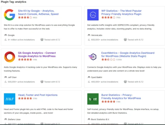 WordPress.com vs WordPress.org: Which One to Pick? 12 Top WordPress analytics plugins, including Google Analytics, WP Statistics, and ExactMetrics, for tracking data