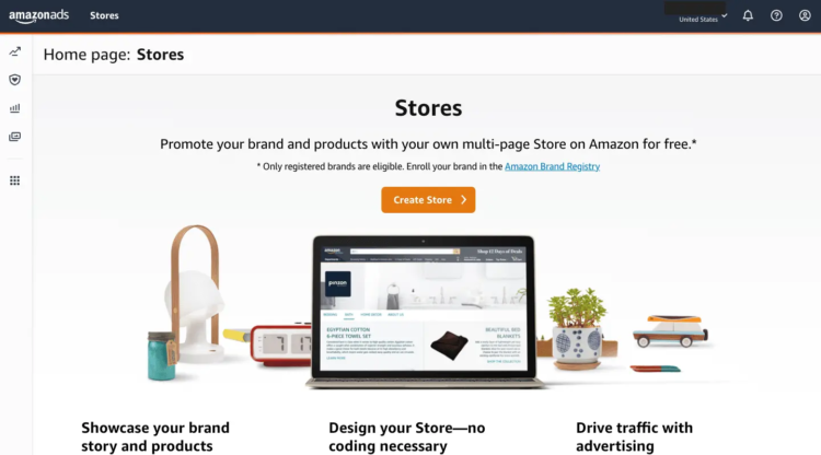 6 Ways To Integrate WordPress with Amazon 7 Amazon Storefront setup page for creating a personalised store on Amazon