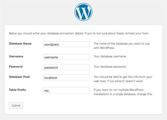 Headless WordPress CMS in 2026: Should You Make the Switch? 2 WordPress setup wizard screen for installing and configuring a new WordPress site with user credentials