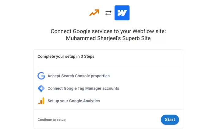 How to Add Google Analytics to Webflow Website? 5 Connecting Google services to Webflow for analytics and search tracking