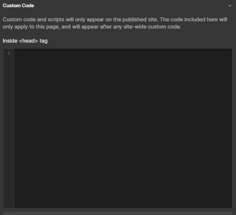 Is Webflow Good for SEO? An Expert Evaluation for 2026 13 Webflow Custom Code Section for Injecting Scripts in the HTML Head Tag