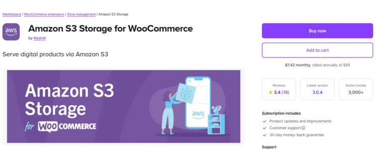 6 Ways To Integrate WordPress with Amazon 14 WooCommerce extension for integrating Amazon S3 storage to serve digital products.