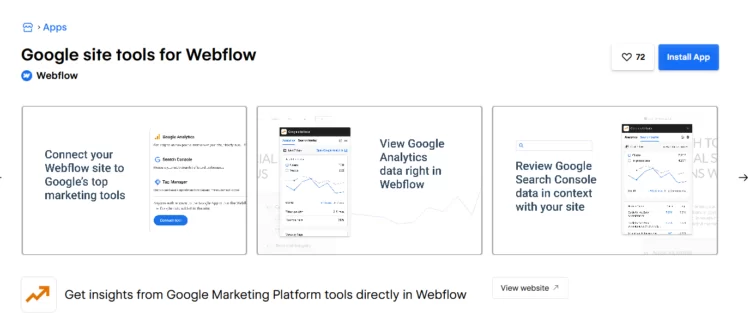 How to Add Google Analytics to Webflow Website? 4 Integrating GA4 with Webflow through connected apps for tracking