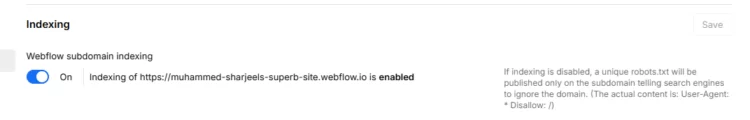 Is Webflow Good for SEO? An Expert Evaluation for 2026 3 Webflow Subdomain Indexing Settings to Enable Search Engine Indexing
