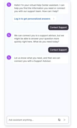 WooCommerce vs Shopify: Best Platform for E-Commerce Success 22 Shopify help center with virtual assistant and support options