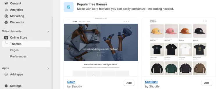 How to Speed Up Your Shopify Store for Better Performance? 10 Use a Lightweight Theme