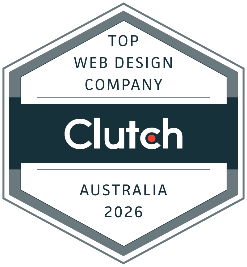 Clutch Top Web Design Company Australia 2026 badge